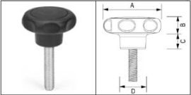 011 A=50 CSAVAR=M8x14 B=16 C=7 D=22