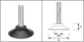 014 A=30 CSAVAR=M8x15 h=10/15 sw=13