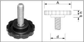 025 A=45 Csavar=M10x65