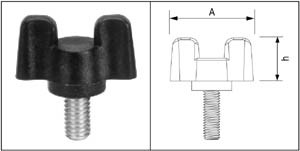 030 A=25 CSAVAR=M4x50 h=13