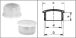 126 M25x1 R3/4"  D=24,8 d=22,7 h=9,5 K=27,5